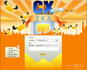 cxrex-envio-de-sms-gratuitos Sitio de CX-Rex