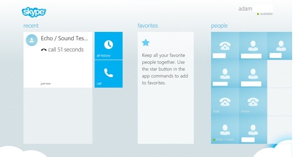 Skype le dice hola a la interfaz Moderna de Windows 8