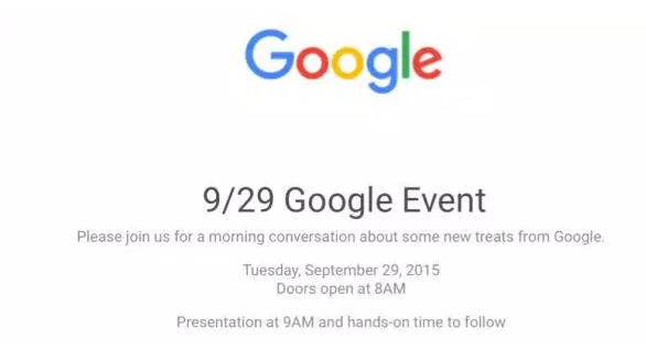 Confirmado, tendremos evento de Google el 29 de septiembre