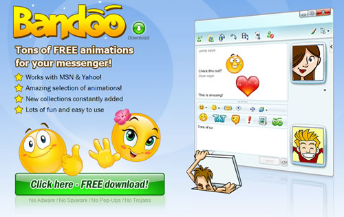 Emoticons gratuitos para Messenger y Yahoo Messenger