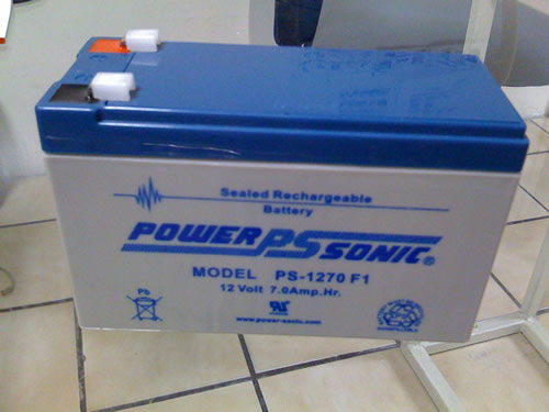 Esta es nuestra bateria de reemplazo otra 1270 pero marca Power Sonic