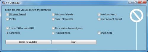 XV Optimizer: Programa para mejorar el rendimiento de Windows Vista