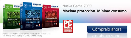 Antivirus 2009 de Panda