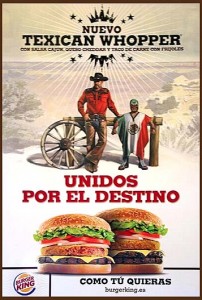 Anuncio Burger King de la hamburguesa Texican Whopper