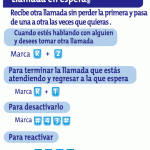 Guia para usar el servicio de llamada en espera de Telmex