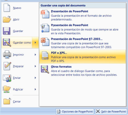 Como Guardar nuestros archivos de Office como PDF