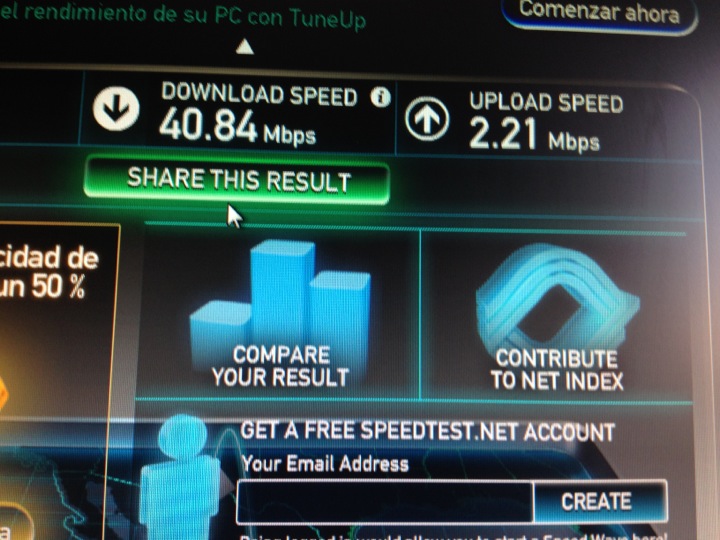 Velocidad de Axtel X-tremo