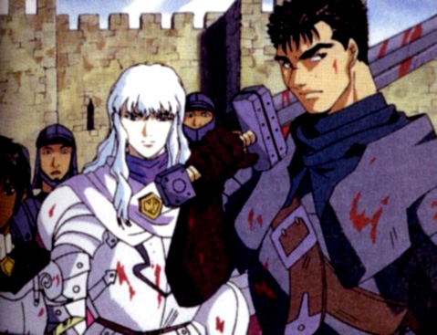 Berserk llego al anime, entre 1997 y 1998