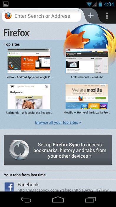 Firefox para Android