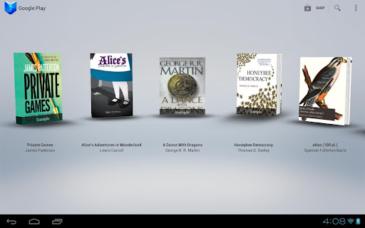  Google Play Books: tienda para e-books de Google,