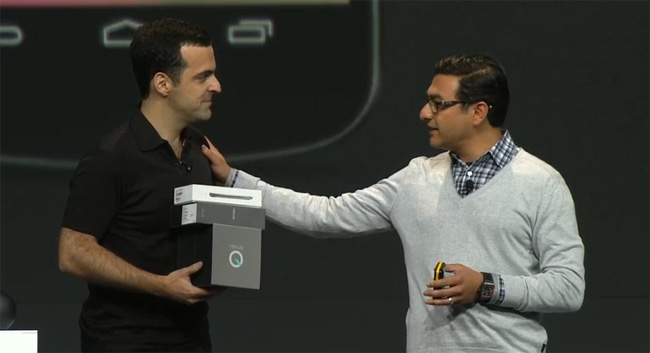 Vic Gundotra y Hugo Barra de Google