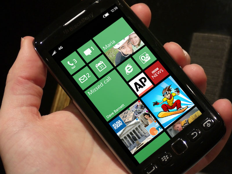 Blackberry con Windows Phone 8