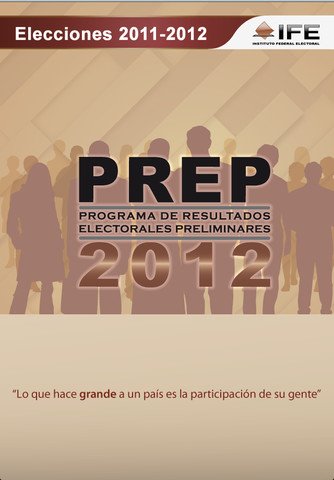 Como consultar el PREP de la elecciones 2012 desde el celular