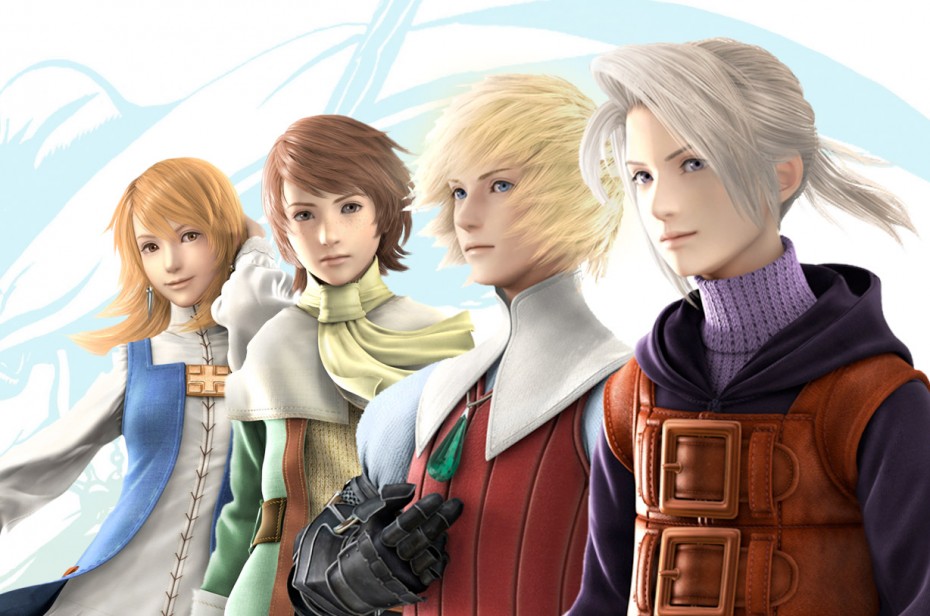 Los protagonistas de Final Fantasy III