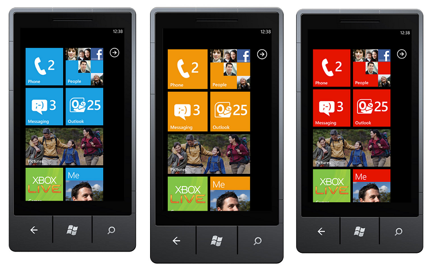 La interfaz Metro en Windows Phone