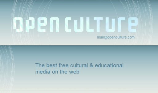 El sitio de libros y películas gratis Open Culture