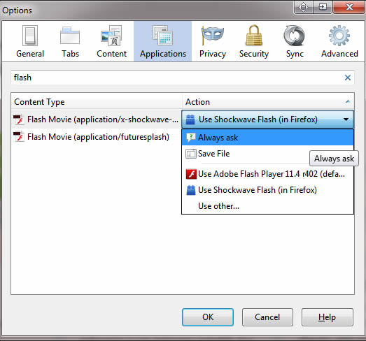 Como bloquear el complemento de Flash Player en Firefox