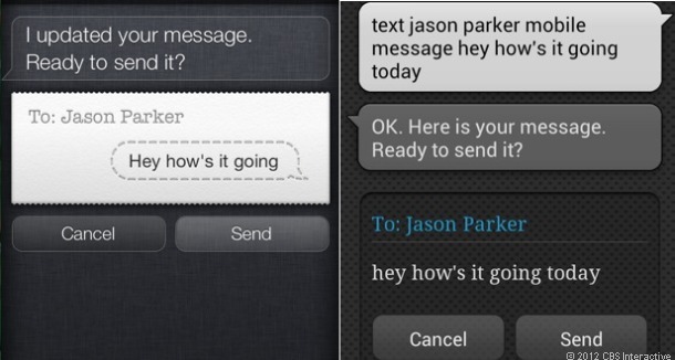 Envía mensajes mediante Siri