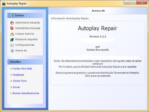 AutoPlay Repair AutoPlay Repair