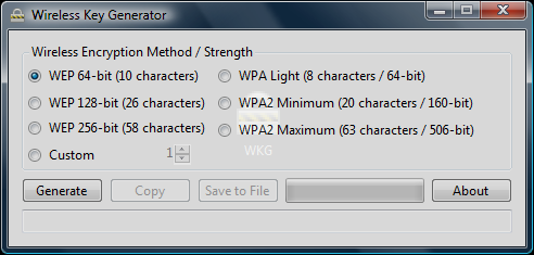 Wireless Key Generator