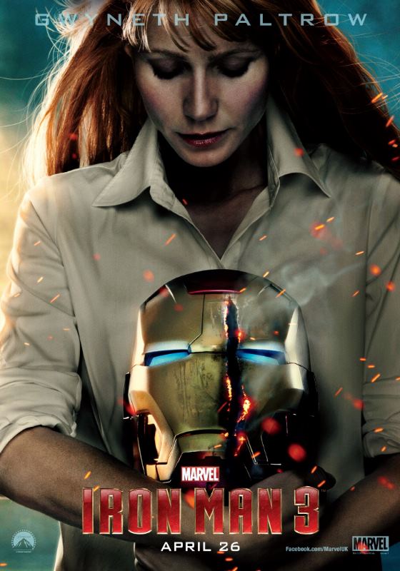 Poster de Pepper Potts para Iron Man 3