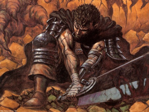 Siguiendo las aventuras de Guts