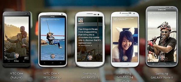 Teléfonos compatibles con Facebook Home