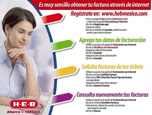 Sacar facturas electrónicas de HEB