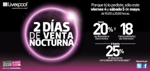 Fechas Probables de la Ventas Nocturnas