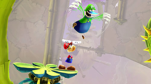 Trajes de Mario y Luigi en Rayman Legeds