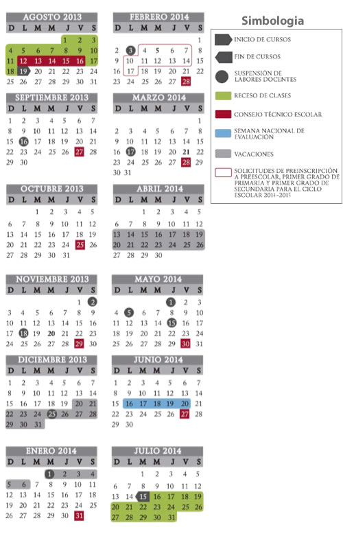 Fechas del Consejo Tecnico Escolar