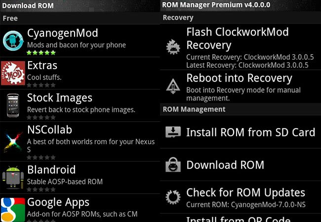 ROM Manager 2