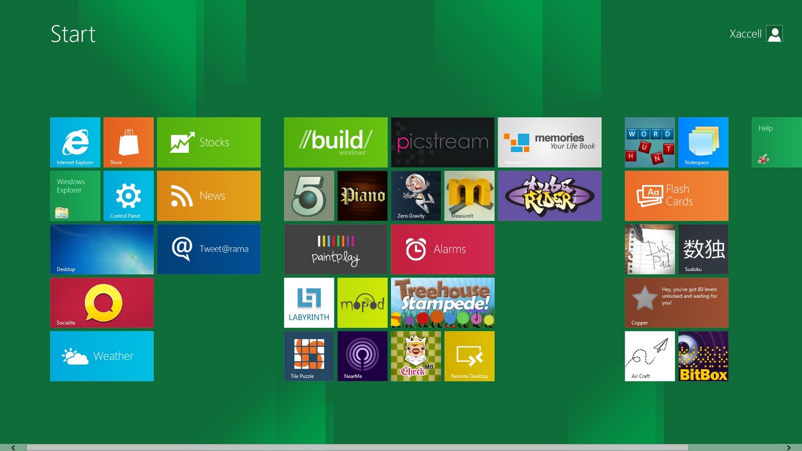 Interfaz Windows 8