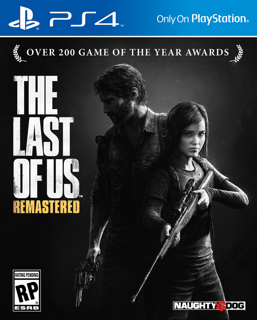 Portada oficial de The Last of Us Remastered para PS4