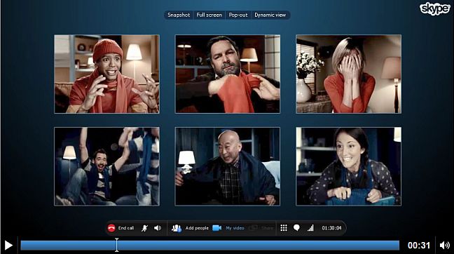 Videollamadas grupales gratuitas en Skype