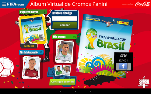 Album virtual de cromos Panini