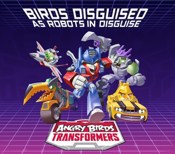 Anuncio de Angry Birds Transformers