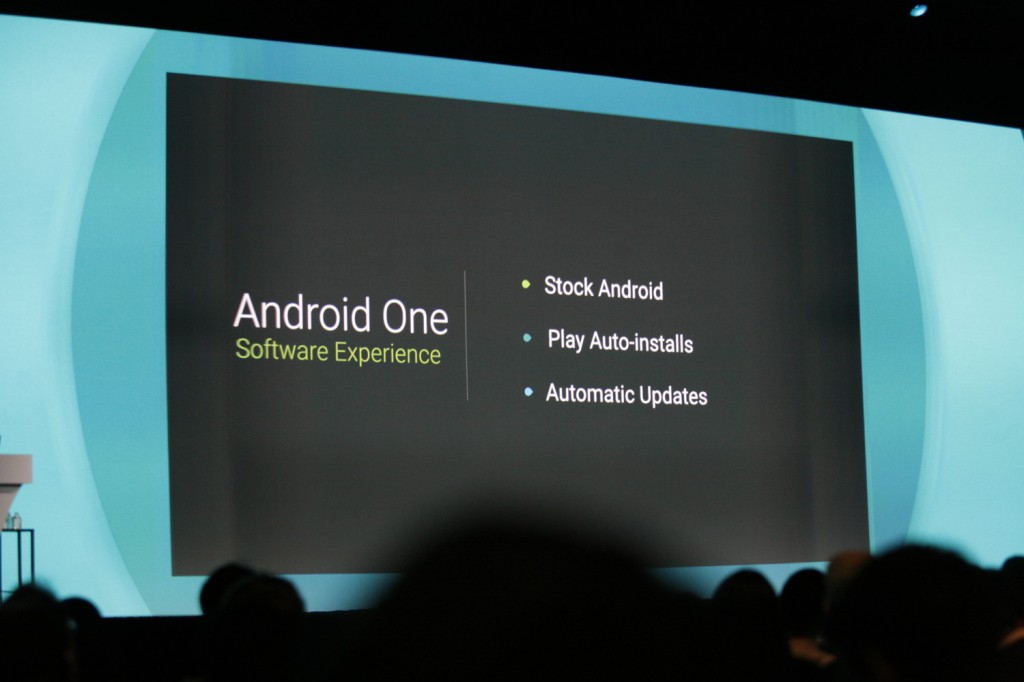 Presentación de Android One en Google I/O