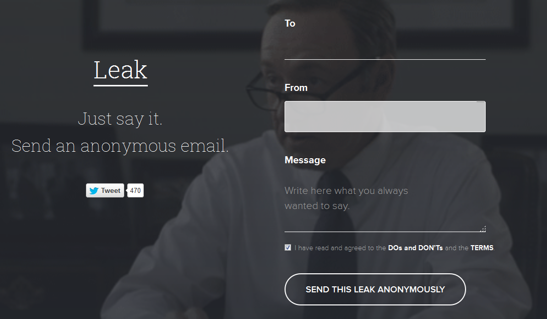 Leak, el servicio que brinda anonimato en los mensajes de correo electrónico