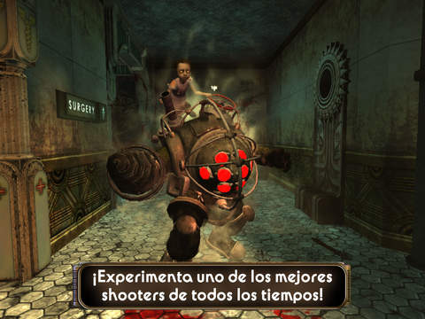 Bioshock para iOS no tiene la misma calidad gráfica que las consolas, pero es suficiente para un móvil