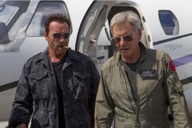 Harrison Ford (Drummer), Arnold Schwarzenegger (Trench) 