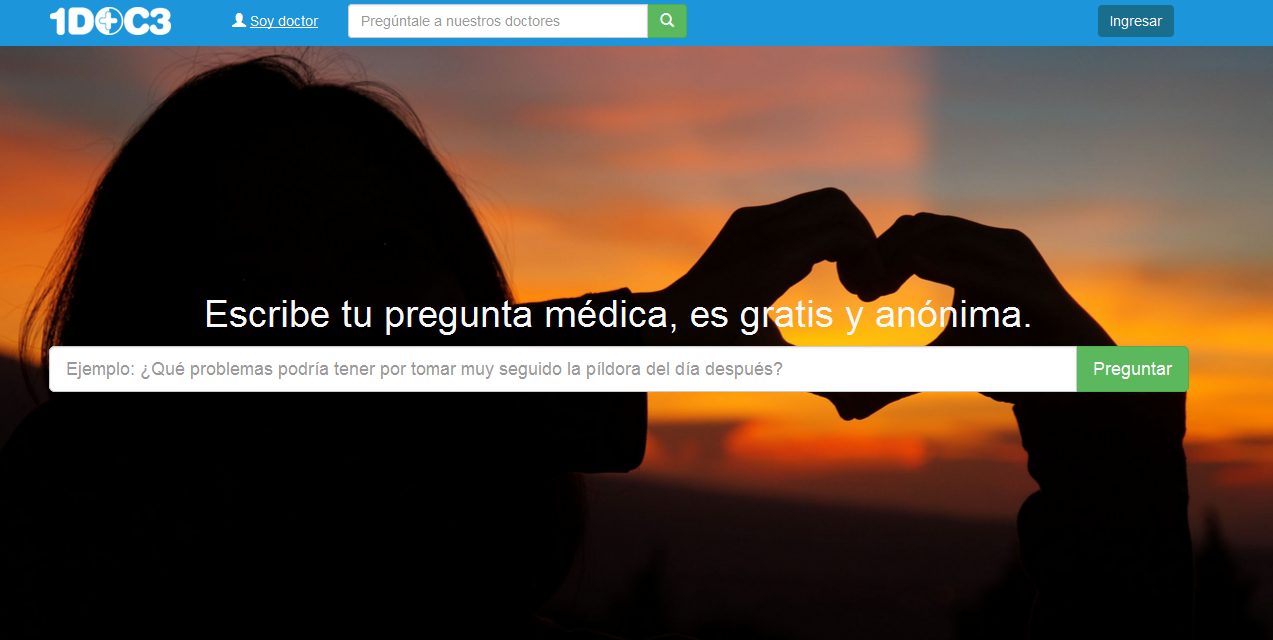 Medicos a un click, con 1doc3.com