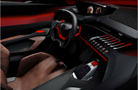 Diseño Interior del Peugeot Quartz