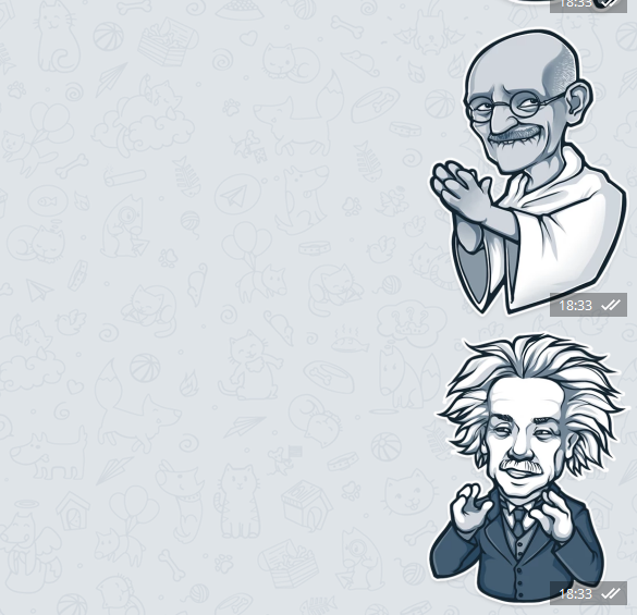 Stickers en Telegram