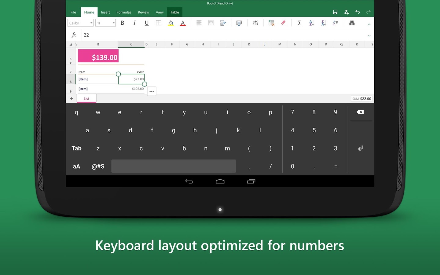 teclado-excel-microsoft-android