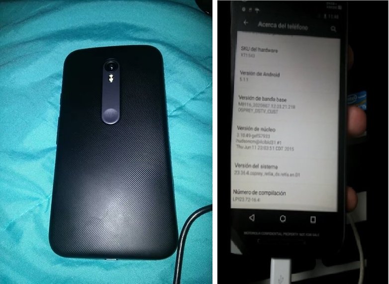 Esta es la imagen que se filtró del posible Moto G 2015