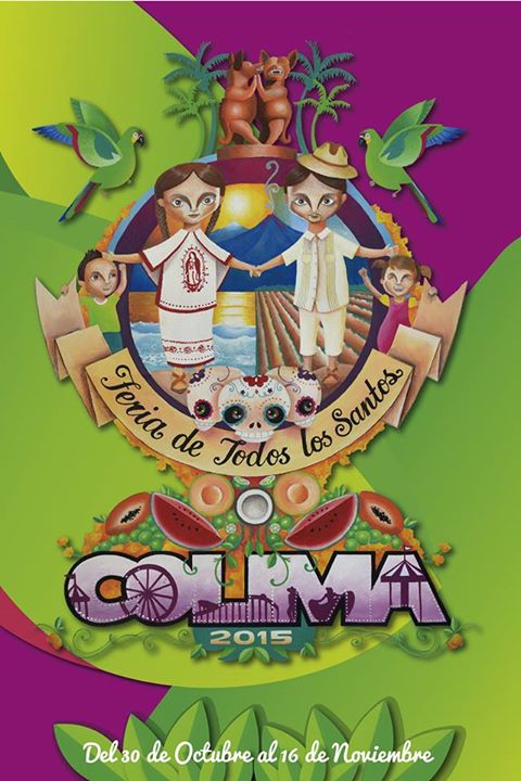 La cartelera  de artistas del Palenque Feria Colima 2015