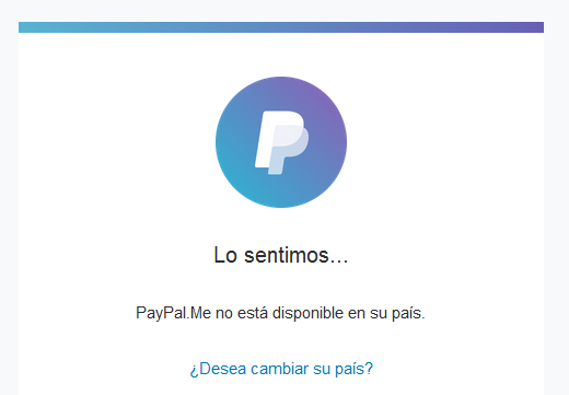 Así se ve PayPal.me en Colombia