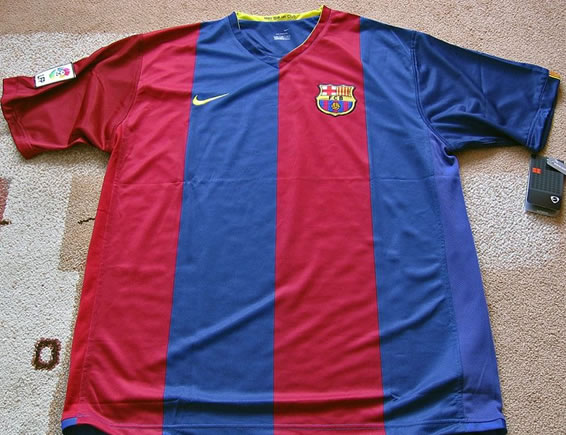 Las primeras camisetas del Barça sin publicidad