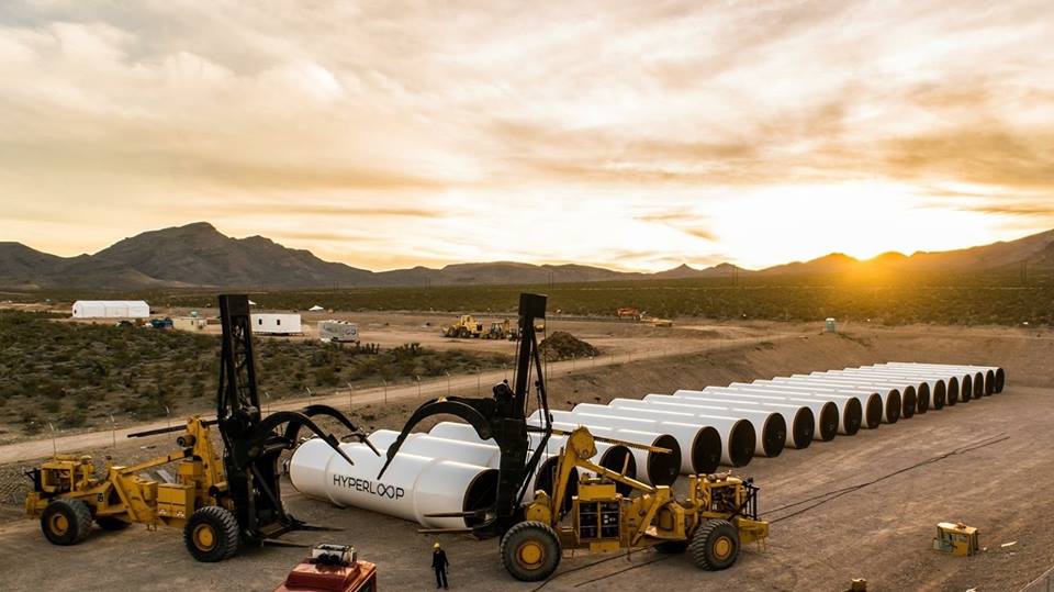 El proyecto de Hyperloop One en proceso